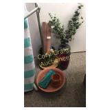 Group of planters and more Basement