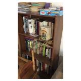 Book Shelf with Books and Book Shelf New in Box