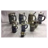 Group of Steins Including Avon Basement