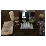Lot of misc candles Basement