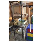 5 Tier Metal Rack 6ft tall 3ft wide 18" deep