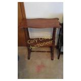 Wood Table Two Shelfs 30" Tall  IN THE FRONT ROOM