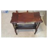 Wood Stand With Book Holder 2