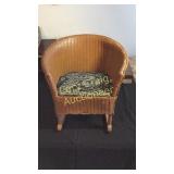 Whicker Doll Chair IN FRONT ROOM