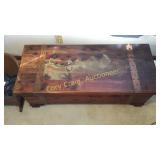 Cedar Chest Dated To 1898-1977 45" W x 19" D x