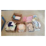 Doilies and Baby Cloths IN FRONT ROOM