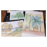 Original Art by Ruth Dozier Hallway