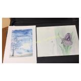 Original Art by Ruth Dozier Hallway