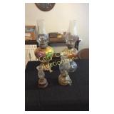 Oil Lamps In Kitchen