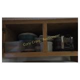 Contents of cabinet tupperware Toaster Kitchen