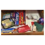 Contents of drawer Kitchen