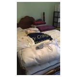 Assorted Linens Full Size Sheets Heated Mattress