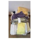 2 Boxes Misc Towels and linens Office