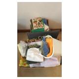 2 Boxes misc towels