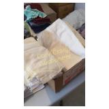 Box of Linen Dish Towels and more Office