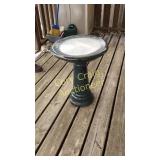 Bird Bath Back Porch
