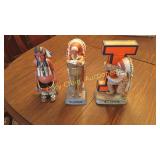 Chief Illini Decanters and Plant Holder