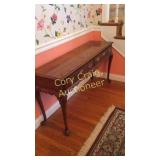 Sofa Table with 2 Drawers 54 wide 16 deep 27"