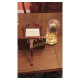 Elgin Anniversary Clock, Wall Mirror With Shelf