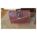 Vintage Leather Briefcase Monogrammed