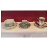 3 Cups And Saucers