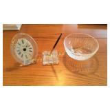 Atlantis bowl, clear Glass Pen Holder, Mikasa