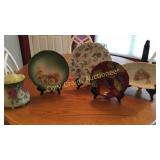 Hand Painted Plates 
Bavaria jar With Lid