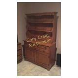 2 Piece Hutch 44" W x 17" D x 70 IN THE BASEMENT