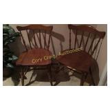 2 wood Chairs