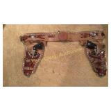 Roy Rogers and Stallion 38 Gun Belt and Cap Guns