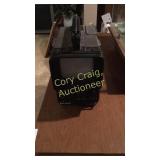 Vintage Portable TV Basement