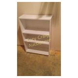 White Book Shelf Basement