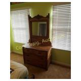 Antique dressers with Mirror 40" x 18" x 6