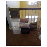 3 Ben Plastic Storage, Decrative Pillows,