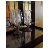 2 Sterling Candle Holders