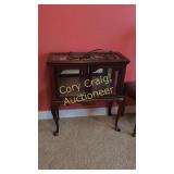 Cherry Queen Anne Stand / Display Table With
