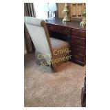 Desk With Cloth Chair  IN THE MASTER BED ROOM