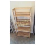 Wood Fold Up Shelf  IN THE MASTER BED ROOM
