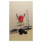 Exercise Equipment  OUT IN THE GRAGE