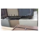 (3) 4 Door File Cabinets