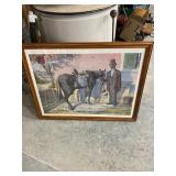 Horse picture 35" x 26 1/2"