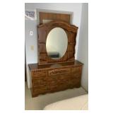 Dresser With Mirror 60"W x 18" D x 76" T