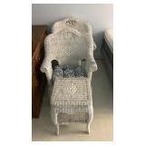 Whicker Chairs and Small Table