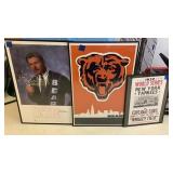 Chicago Bears Poster Cubs vs Yankees, Ditka