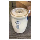 White Hall Number 2 Butter Churn HAS CHIP