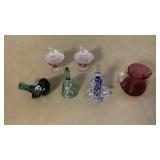 Fenton Bird, Bell & Christmas Tree, Etc