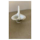 Frosted Fenton Basket