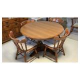 Tell City Solid Rock Maple Table & 6 Chairs 2