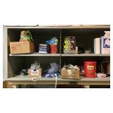 Storage Cabinet and Contents