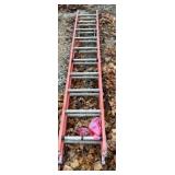 Aluminum Fiberglass Extension Ladder 20